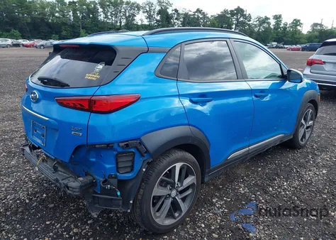 2018 Hyundai Kona Ultimate z USA, uszkodzony, nr VIN KM8K5CA52JU080963